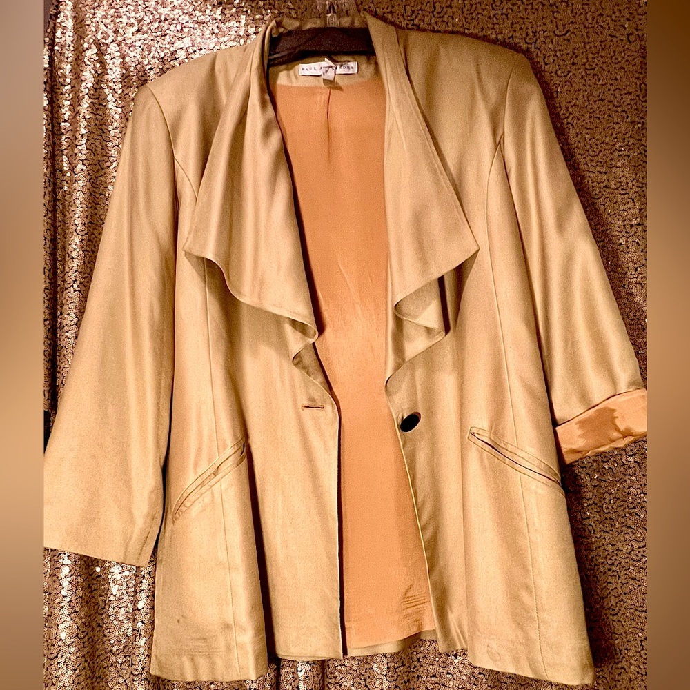 Gold 80s blazer